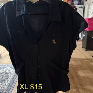 Harley-Davidson Black Women's Top